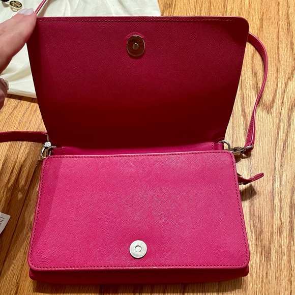 Tory Burch Bags Tory Burch York Combo Crossbody Bag In Hot Pink